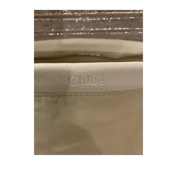 NWB CHLOE` Parfum SOFT BEIGE BEAUTY  CANVAS POUCH/ BEAUTY BAG - New W Charm - Picture 2 of 3